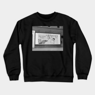 Gasoline Billboard, 1941. Vintage Photo Crewneck Sweatshirt